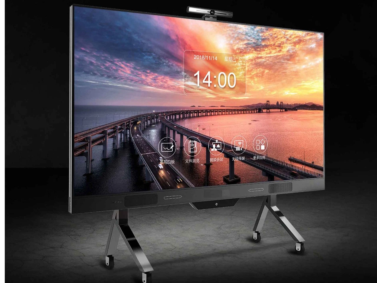 P1.86 داخلي 4K HD Full Color 16: 9 شاشة تلفزيون لوحة LED شاشة عرض لقاعة الاجتماعات مؤتمر LED متحرك للمدرسة