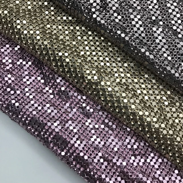 Flexible Round Shape Metallic Sequin Cloth