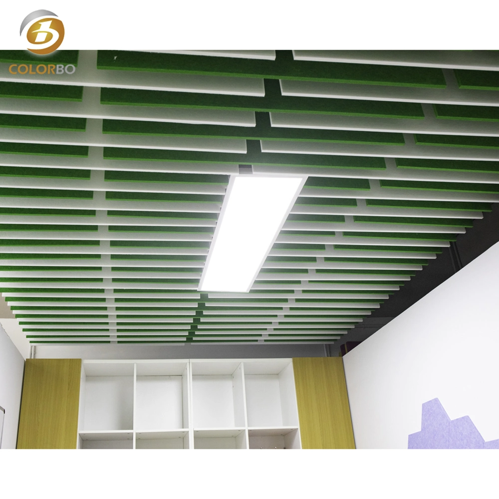 Un design moderne de haute qualité fabriqués en Chine insonorisées Conseils acoustique Panneau au plafond