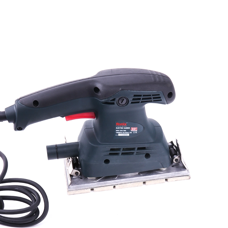Ronix 6401 Wood Sander Powerful and Precision Balanced Motor Whisper Quiet for Precision Balanced Motor Electric Sander