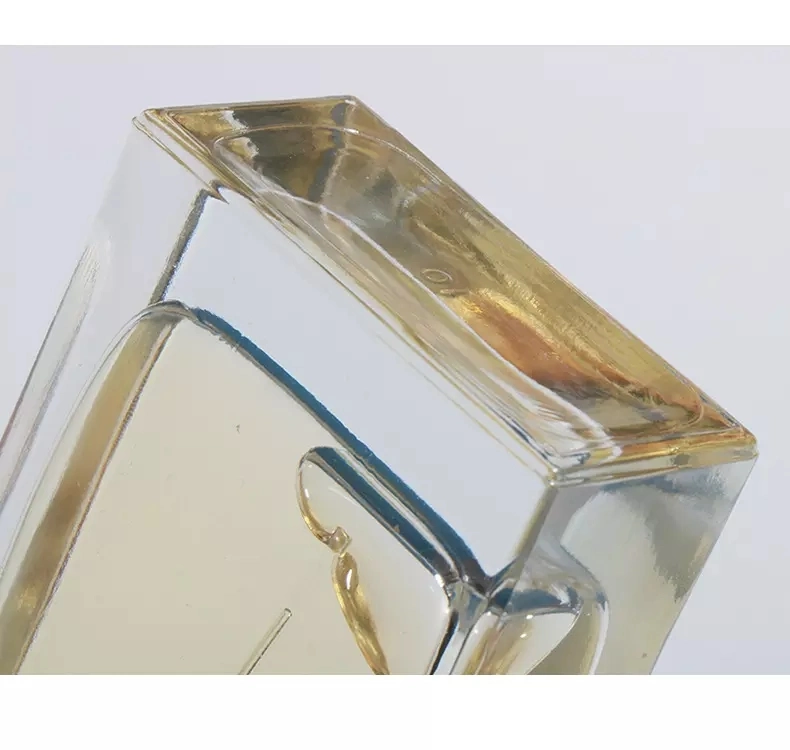 Hot Sale 75ml Perfume Bottle Transparent Thick Bottom Square Portable Travel Glass