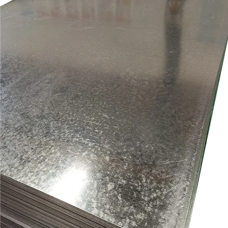 0.25-0.95 mm Galvanized Steel Plate/Sheet with Spangle Hot Dipped Zinc Coated Gi SGCC CGCC Dx51d Dx52D Dx53D Dx54D Z275 for Building Materials