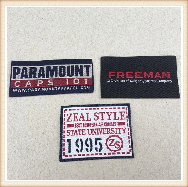 Custom Cheap Clothing Logo Woven Clothing Patches for Garment