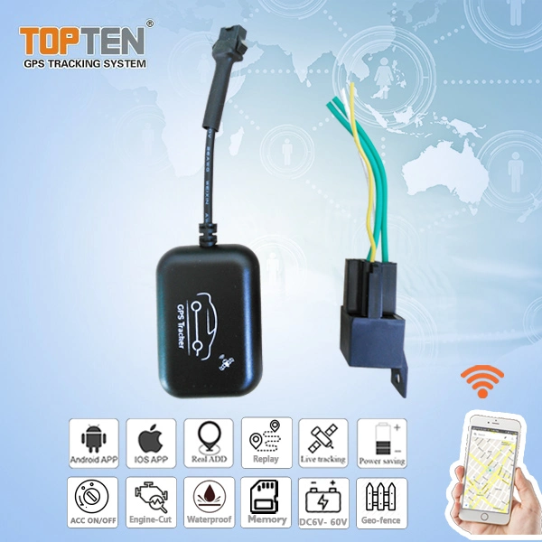 Real-Time Tracking GPS/GSM Car Alarm Vehicle Tracker Remote Cutoff Engine, Geo-Fence Alarm (MT05-TN)