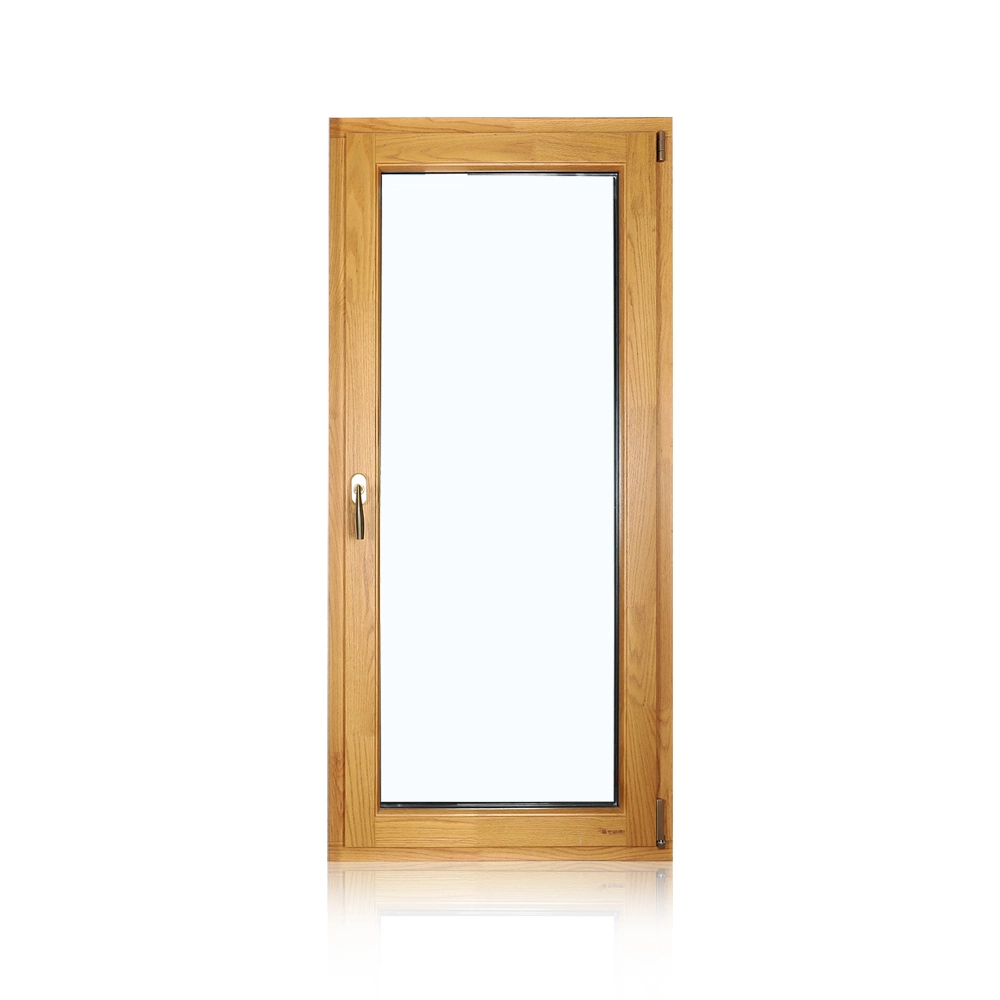 Hn100 Inward Tilt-Turn Window American Oak Inward Tilt-Turn Window Aluminum Wood Composite Window