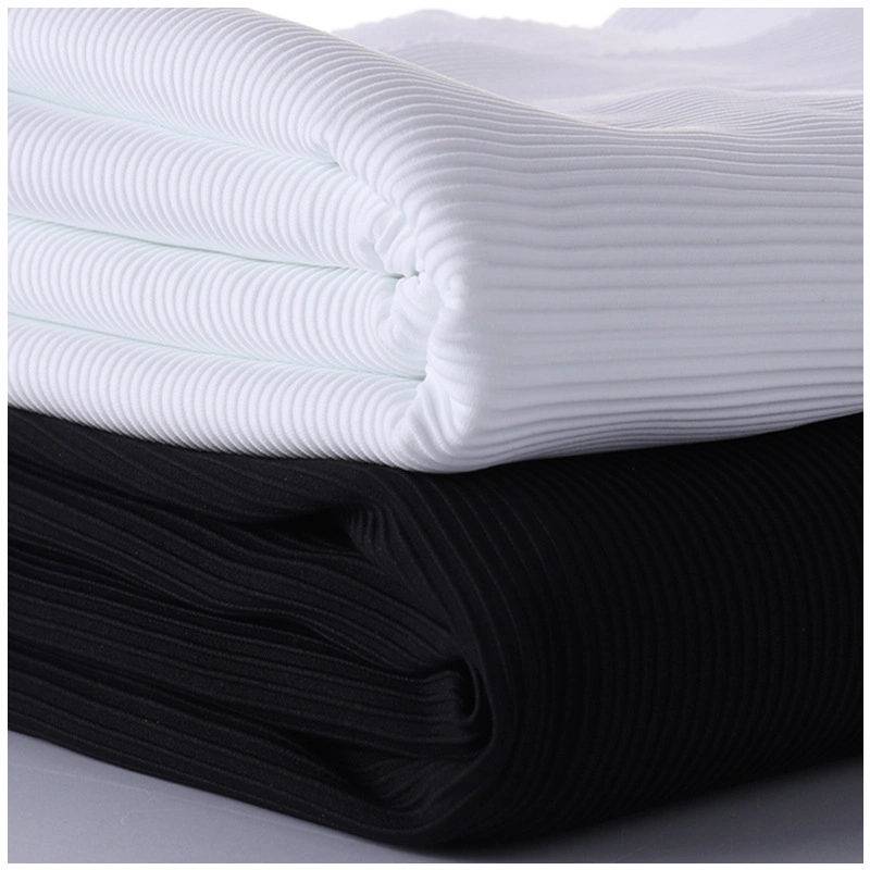 Wellcool OEM Knitted Colorful Strip Polyester Airflow Cool Mesh Fabric for Home Textile Mattress Pillow Cushion