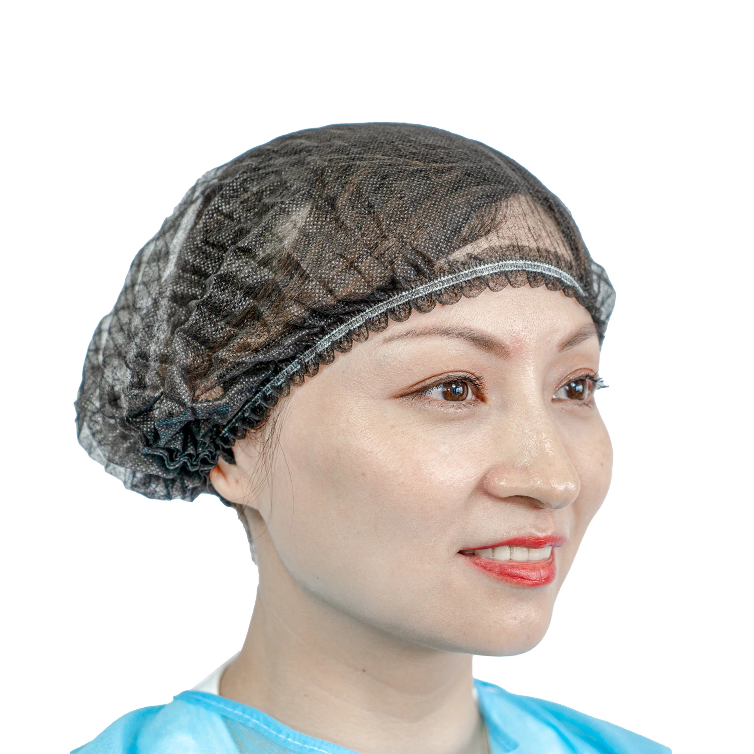 10GSM/12GSM/15GSM Box Packaged Disposable Head Cover Hairnet Bouffant Cap