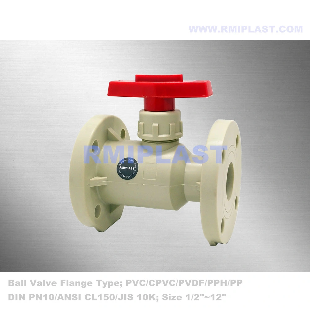 FRPP Rpp Ppgf Ppgr Grpp Gfpp Ball Valve Lever Handle Gear Drive DIN GB Pn10 Pn16 DN15 DN20 DN25 DN32 DN40 DN50 DN65 DN80 DN100 DN125 DN150 DN200 DN250 DN300