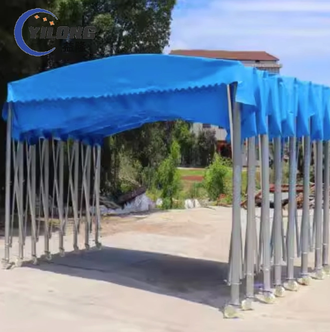 Multi-Purpose Portable Tarpaulin Roofing Steel Frames Sunshade Carports for Car Parking