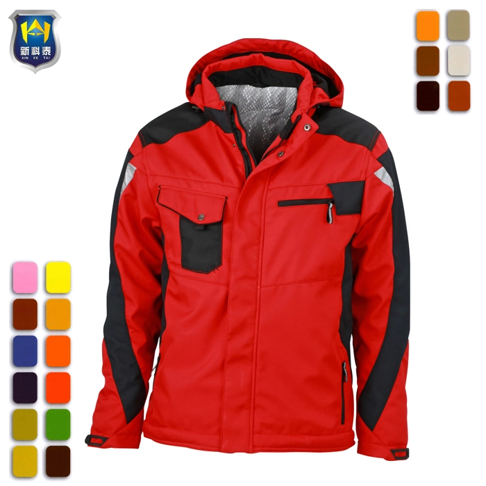 Workwear Winter Softshell Jacket Safety Clothing