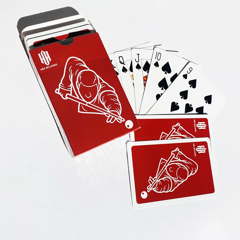 Custom Logo Printing Durable Classical German Black Core Luxury Poker تشغيل البطاقة