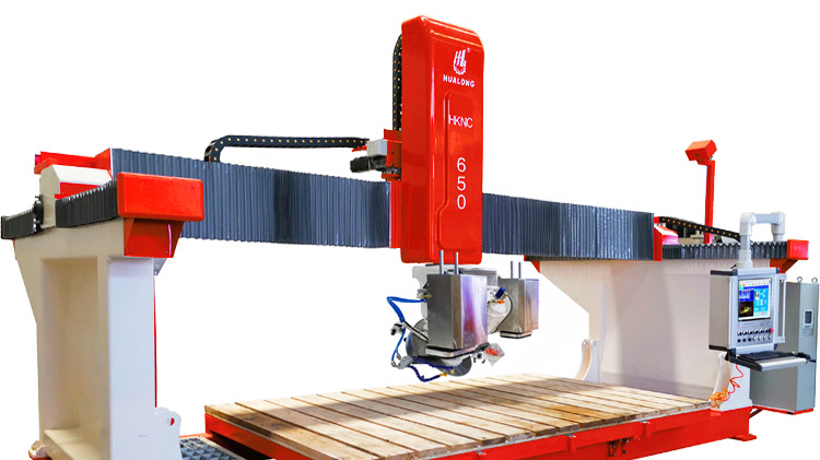 Hualong 5 eje CNC Piedra de corte de mármol máquina HKNC Serie