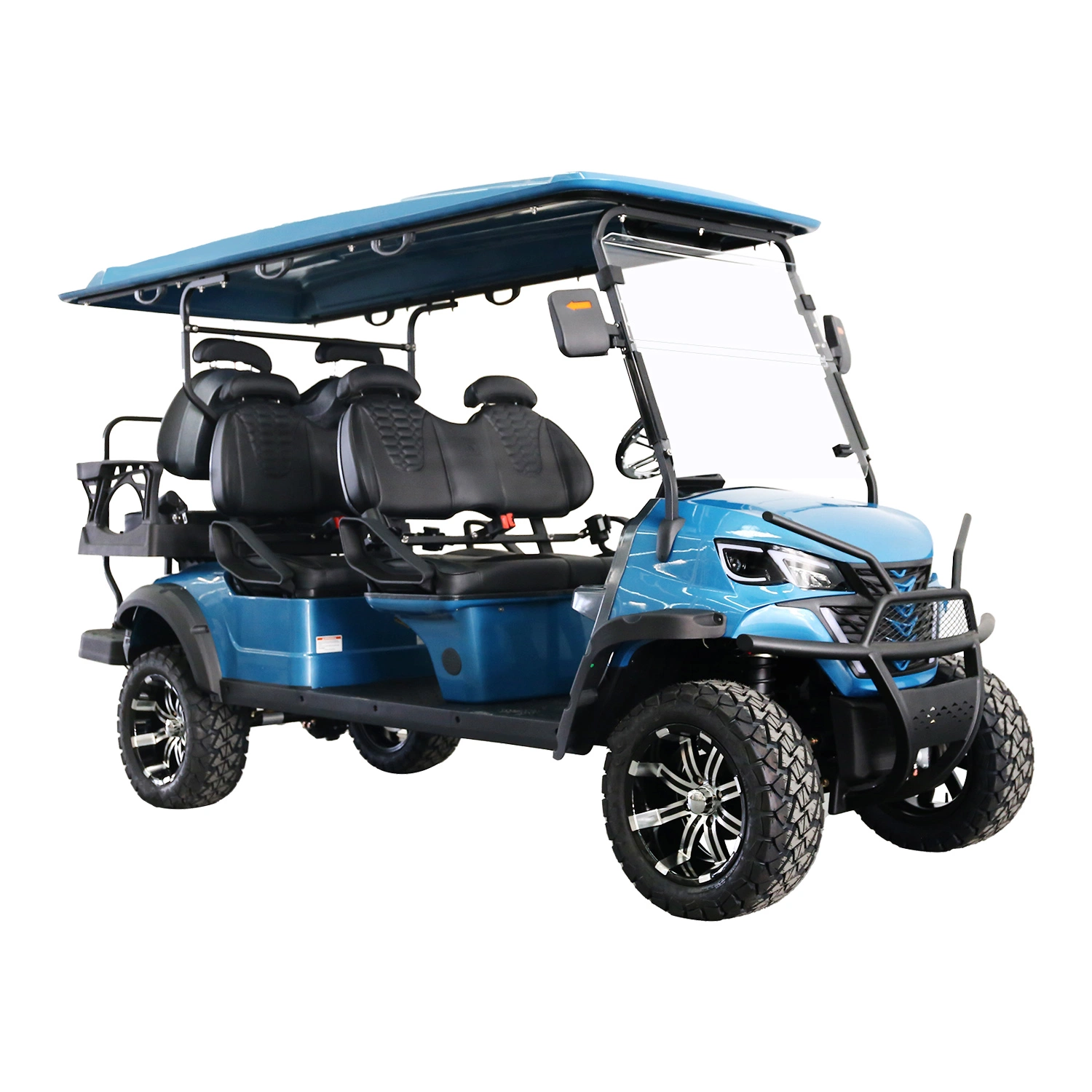 Wholesale/Supplier Street Legal Antique 4+2 Seat 4 Wheel Drive Electric Lithium Golf Carts