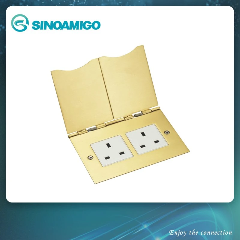 Sinoamigo Brass Alloy Open Type Floor Power Socket Junction Box