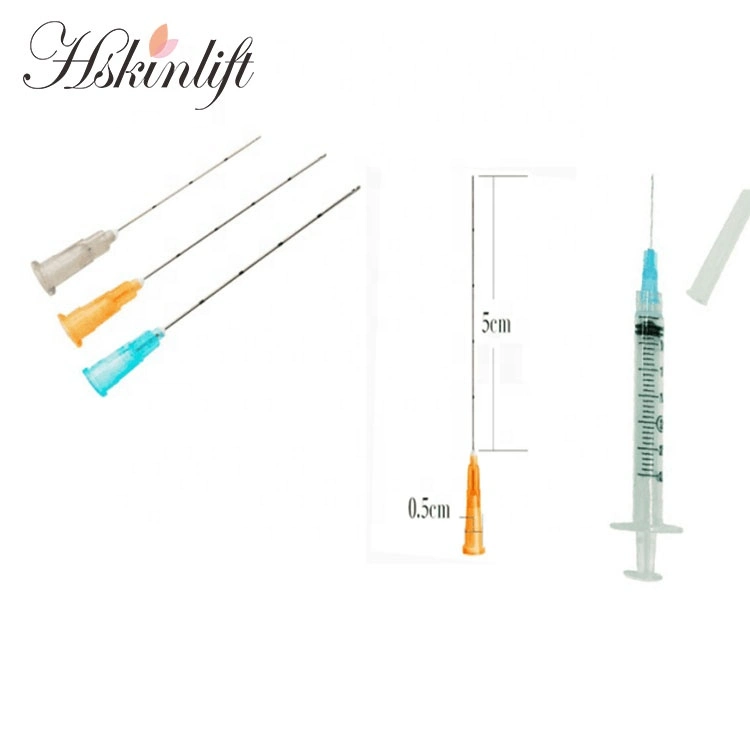 Micro Disposable Hypodermic Mesotherapy 18g 22g 25g Needle 4mm 6mm Medical Beauty Injection Canula Needle Needling