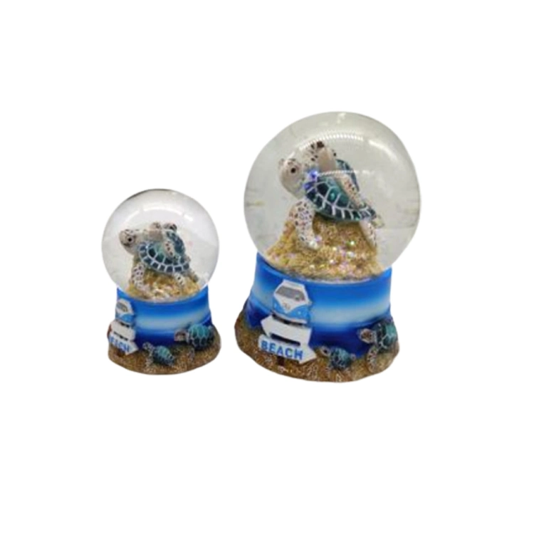 Wholesale/Supplier Seaside Resin Beach Souvenir Maldives Tropical Fish Snow Globes