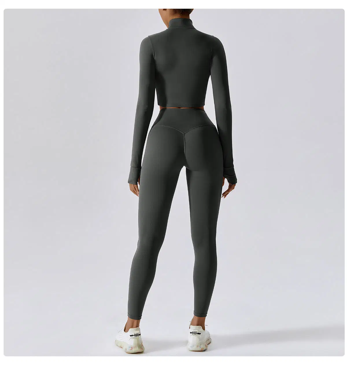 Vestuário de treino para mulher ginásio Legging Seamless Yoga Suit Sportswear