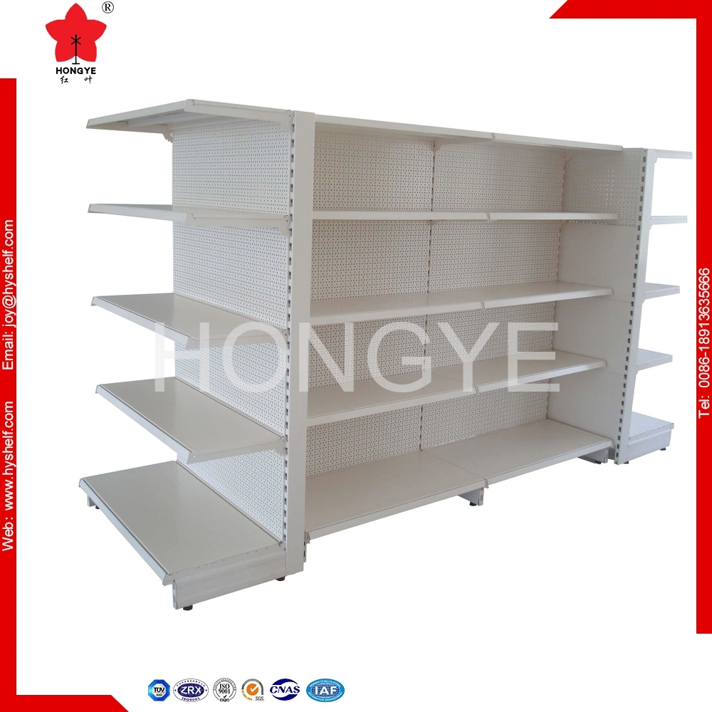 European Type Supermarket Shelving Gondola Metal Display Shelving