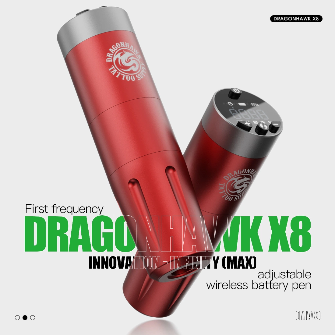 Dragonhawk X8 Беспроводной Tattoo машины пера