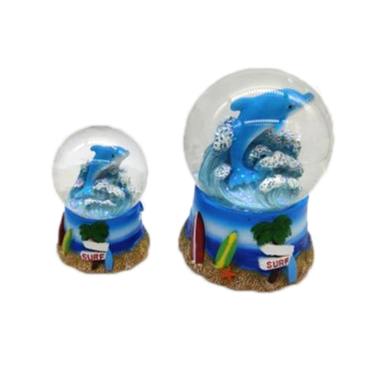 Wholesale/Supplier Seaside Resin Beach Souvenir Maldives Tropical Fish Snow Globes