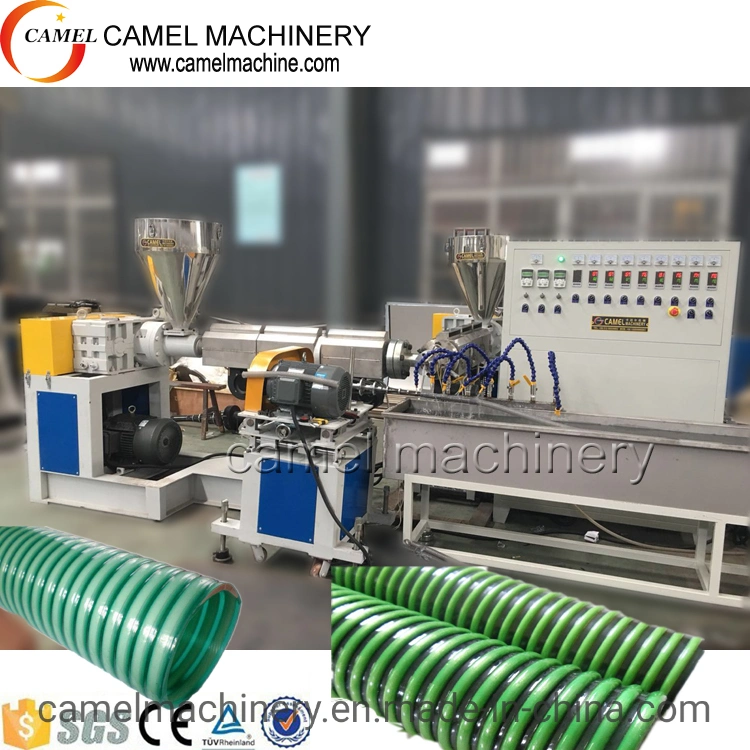 Plastic PVC Spiral Pipe Making Machinery Factory Price PVC Hose Production Line