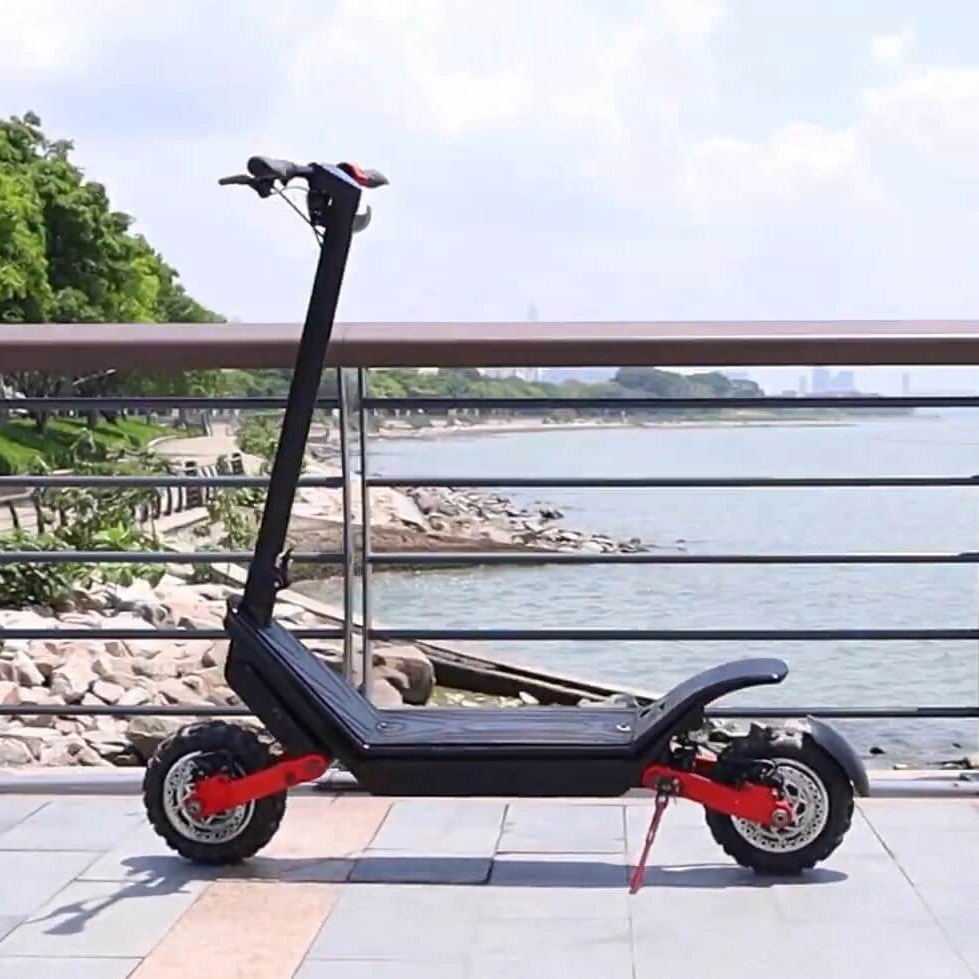 Germany Warehouse Electric Scooter 10- 20ah 1200W High Speed Long Range 11inch Tire Dual Motor off Road Electric Scooter Electric Scooter Europe Dropshipping