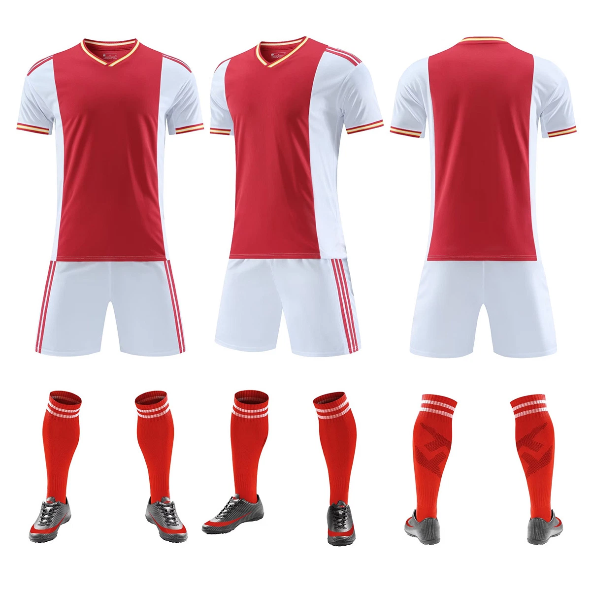 Nuevo conjunto uniforme de fútbol baratas de aduanas el equipo del Club de Fútbol Camiseta Camiseta de deporte