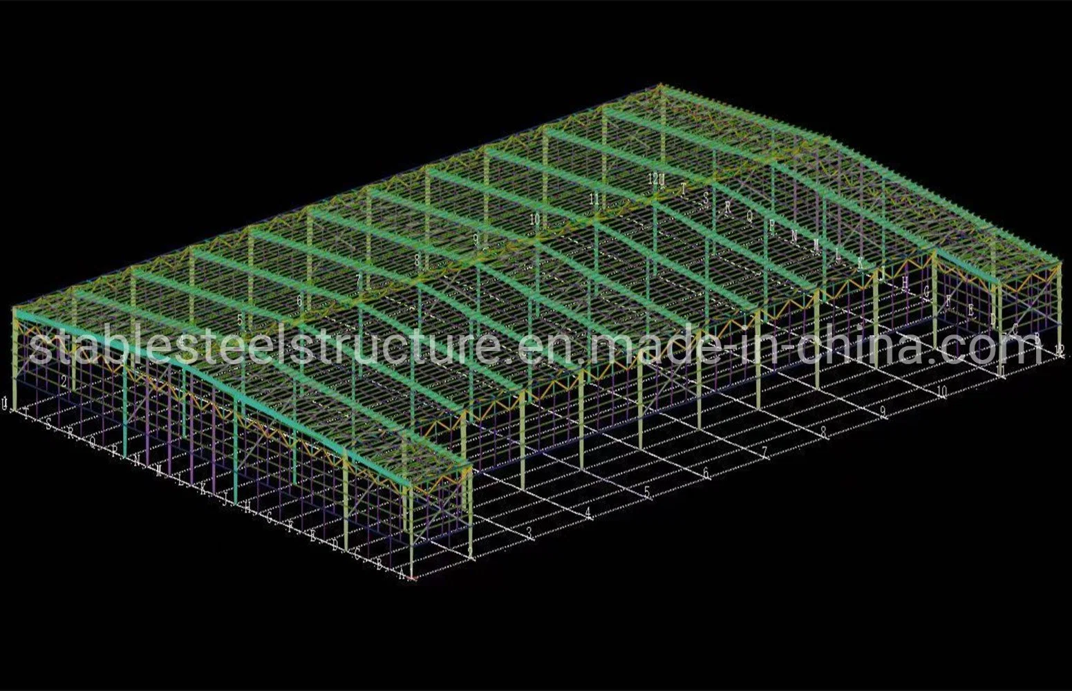 High quality/High cost performance  Prefab Steel Structure Fabrication Metal Construction Prefabricated Building