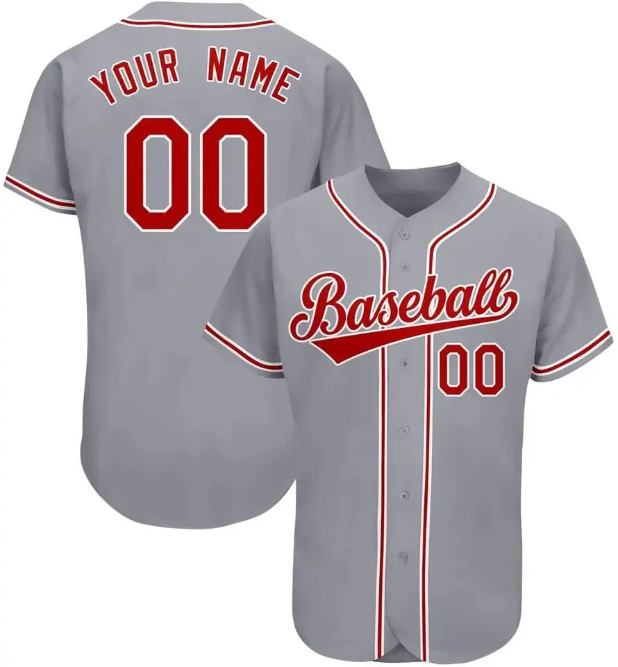 High quality/High cost performance  Custom Stitched Logo Plus Size Men&prime; S Athletic Sports Baseball Jersey for Youth