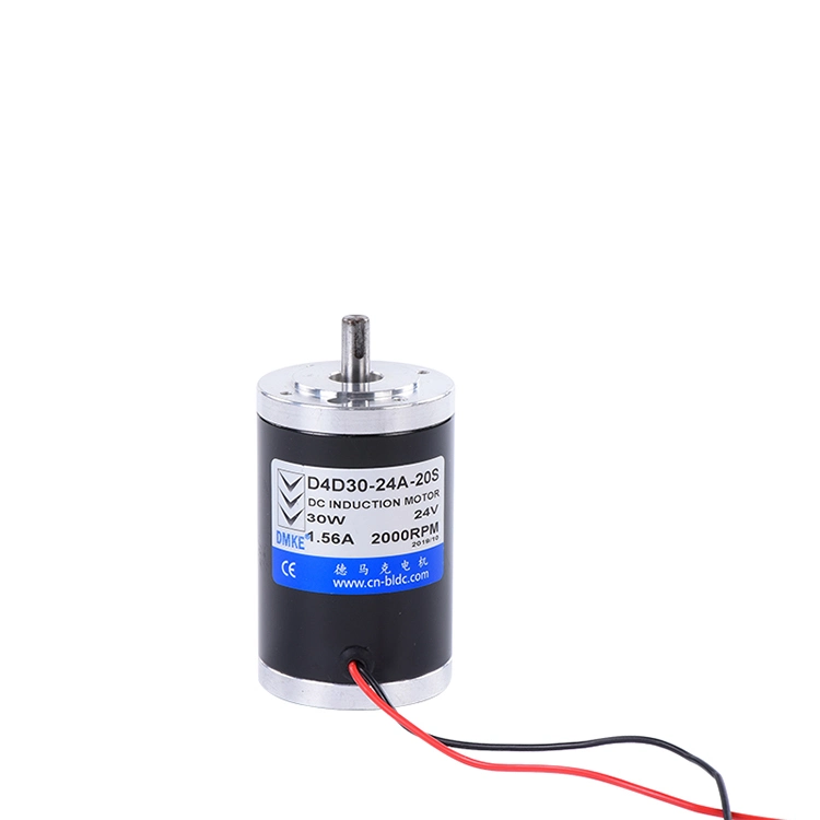 Dmke Custom 12V 24V 90V 30W 40W Gearless Permanent Magnet Brushed DC Motor