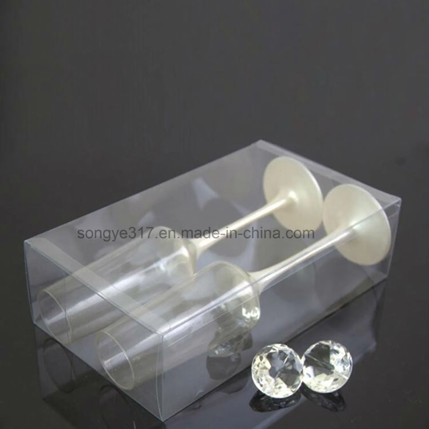PVC Clear Red Wine Glass Glass Blister Box