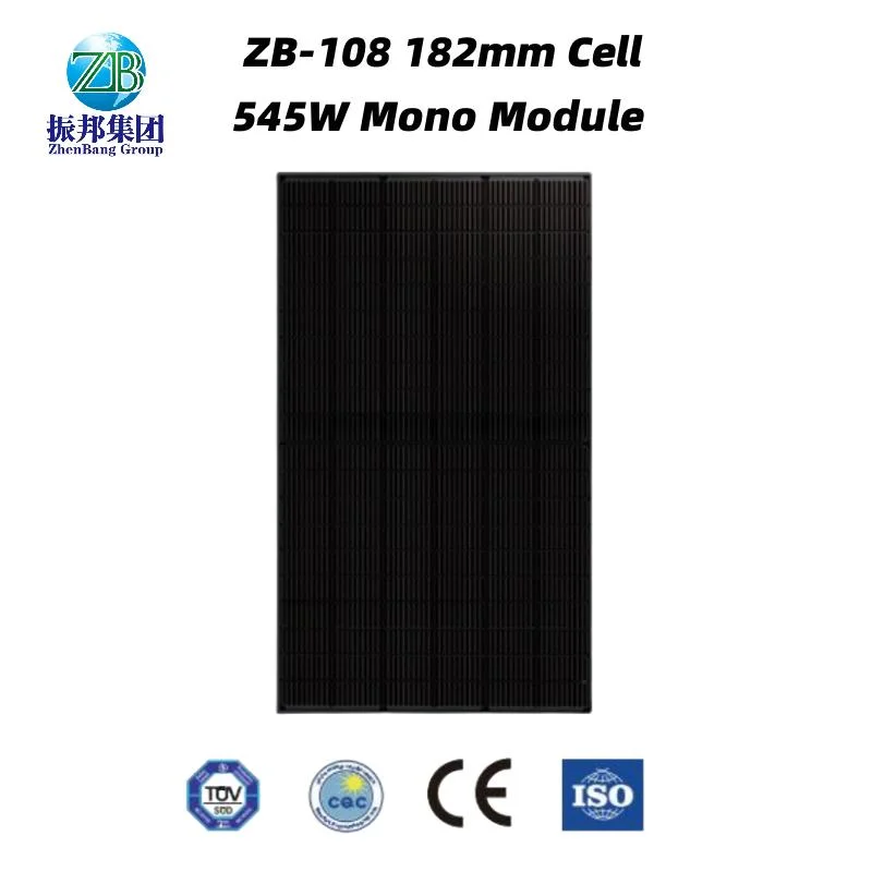 Chine panneau solaire Fabricant 182mm 410W panneau solaire plein écran Module solaire monocristallin 108 cellules