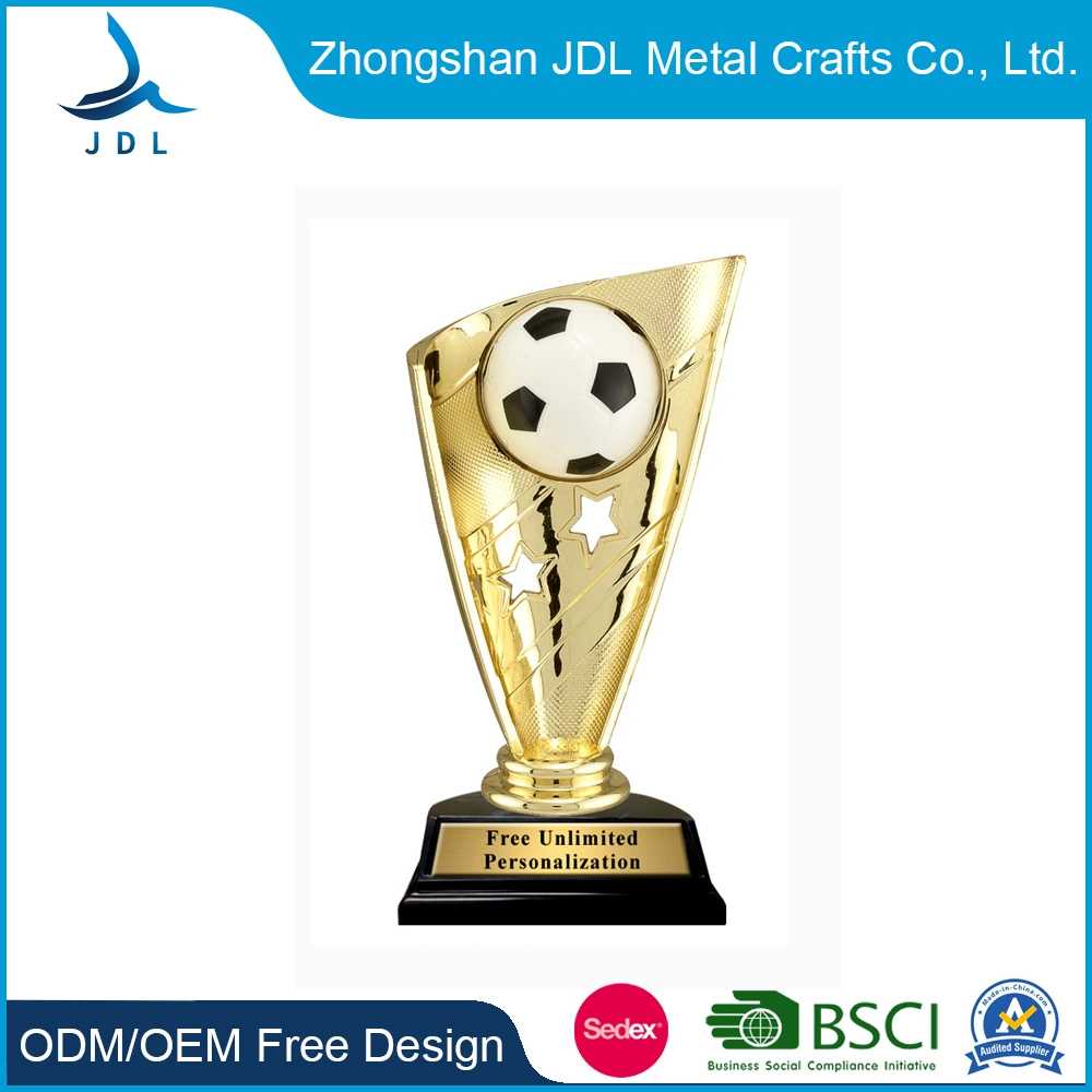 2021 New Arrival Custom Gold Plated Aluminum Material Special Award Cup Trophy as Decoration