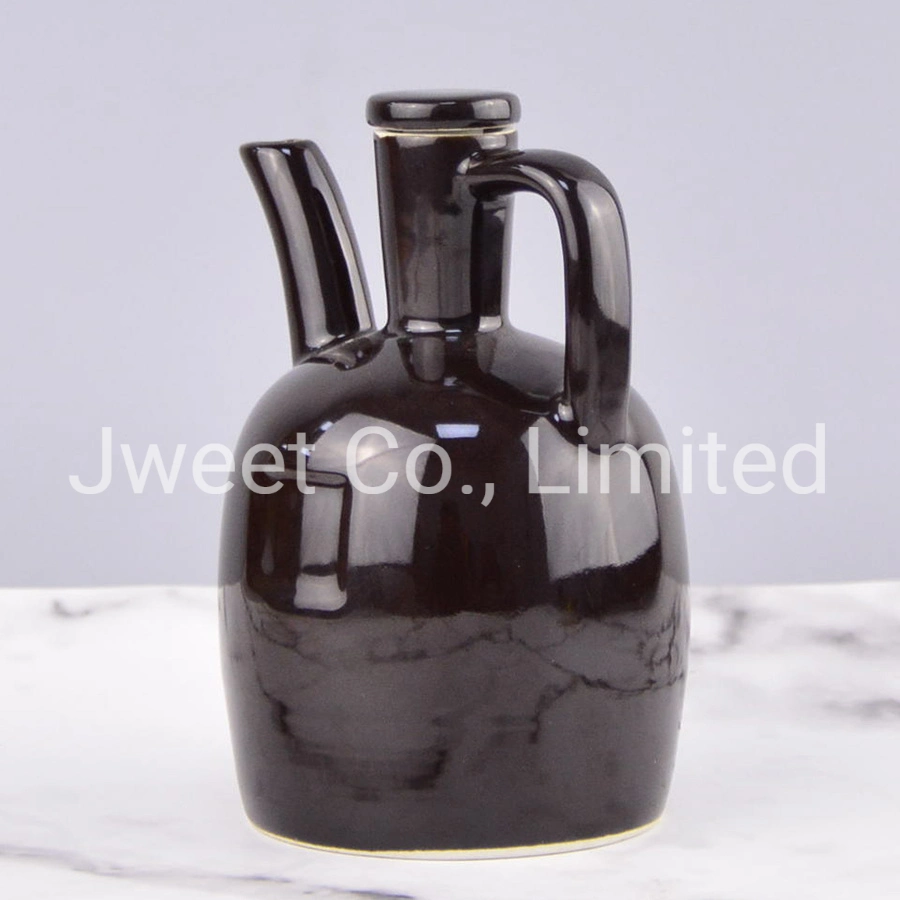 375ml Liquor Wine Soy Sauce Olive Oil Ceramic Pot