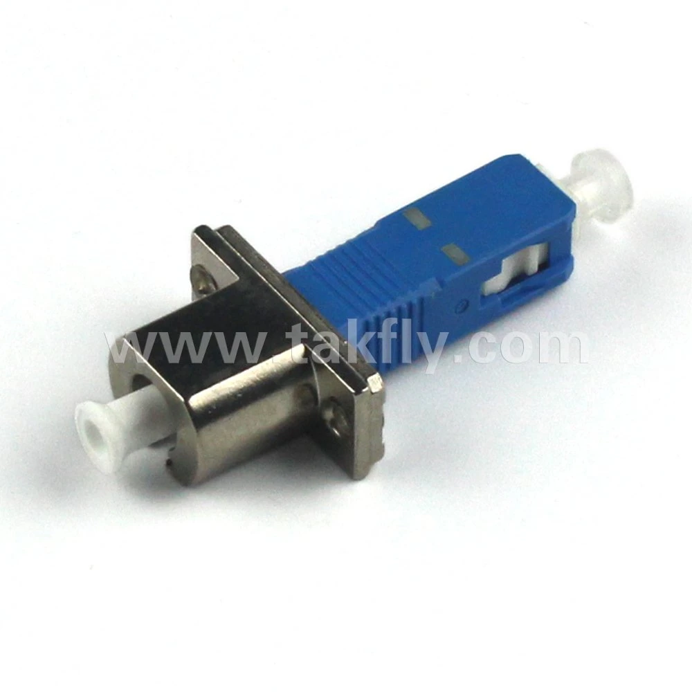 Single Mode FC Male to LC Female Hybrid Optical Fiber Adapter for Power Meter