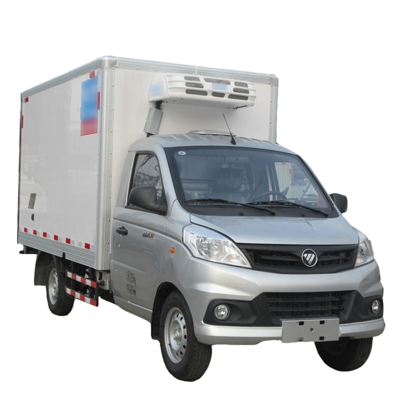 in Stock Foton Fresh Vegetable Refrigerated Cooling Truck Ice Cream Transportation 4X2 Light Duty Refrigerated Truck for Sale