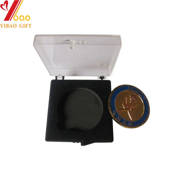 Custom Plastic Coin/Lapel Pin Box for Promotion Gifts (YB-PB-02)
