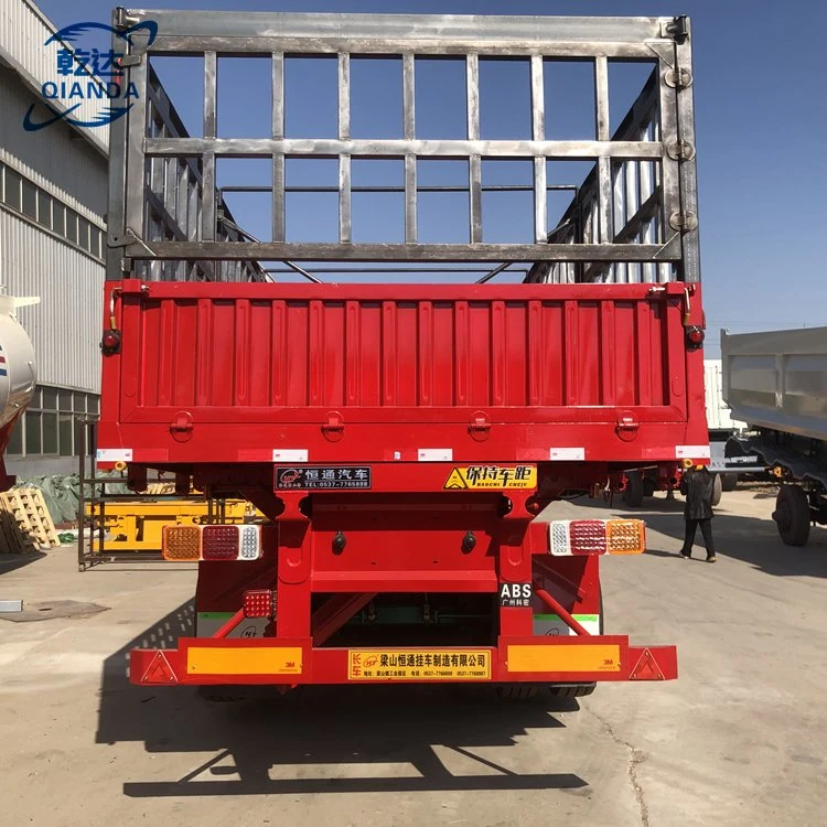 Freight Trailer 3-Axle 60-Ton Fence Trailer Sold in Uzbekistan