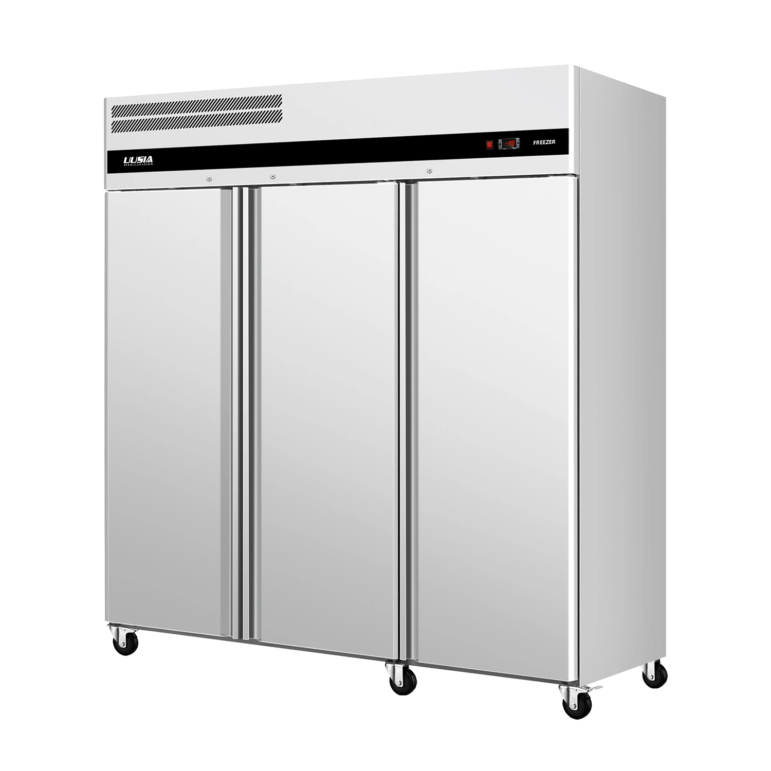 -22 градусов C высокого качества нержавеющая сталь три двери вертикальный холодильник в вертикальном положении охладитель морозильную камеру на кухне