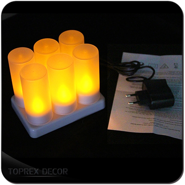 New Product Ideas 3.6V Mini LED Tea Lights Outdoor Christmas Candles with 6 Functions