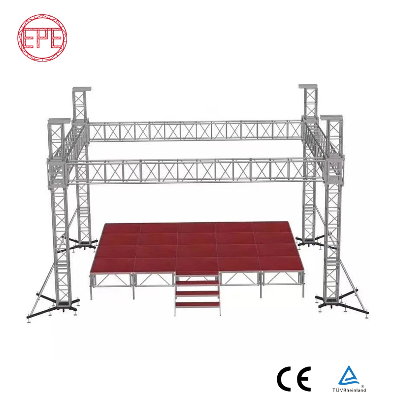 Stage Equipment Truss Music Concert Orchestra Event Display Truss School Events Party Truss High Quality Aluminum Truss Black Truss