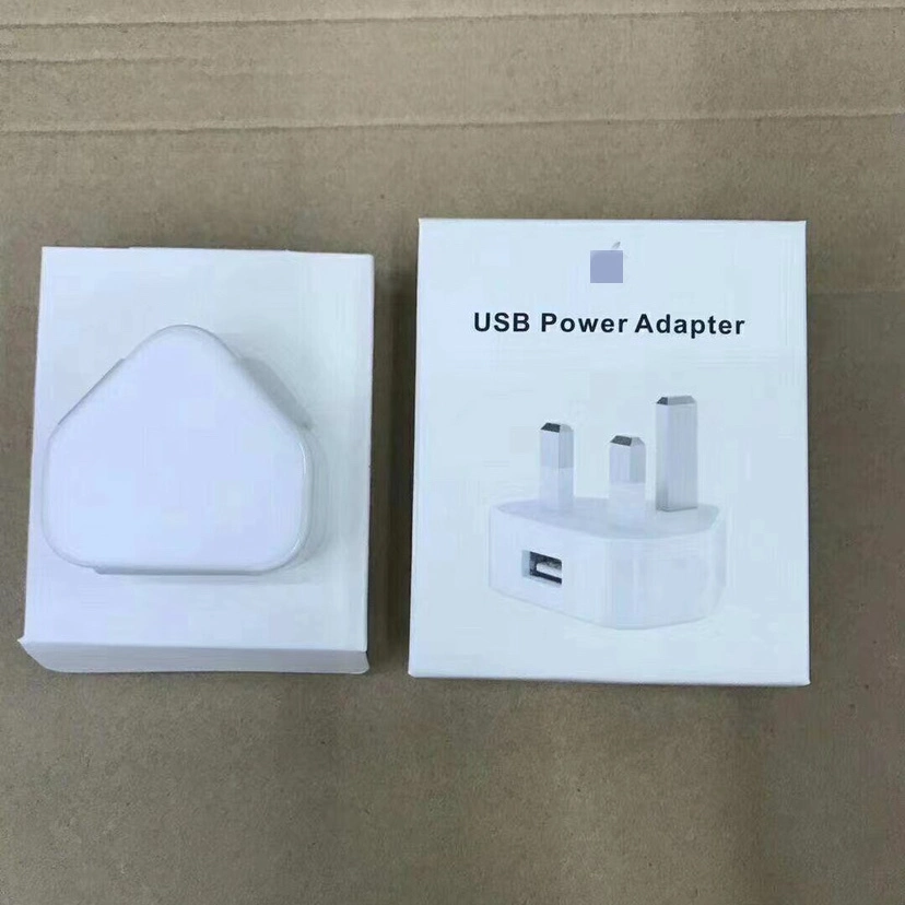 High Quality UK Standard 5W Fast Charging USB Charger Mobile Phone Charger Power Adapter