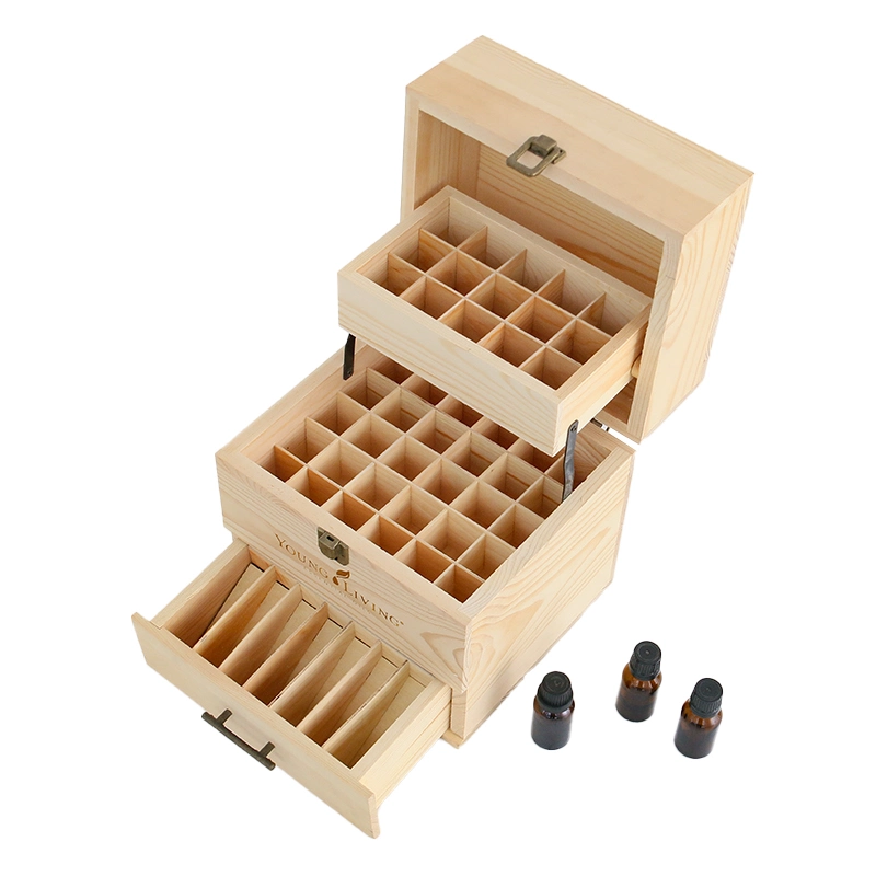 FSC&amp;BSCI Holz ätherische Öle Display Organizer Ständer Halter Box