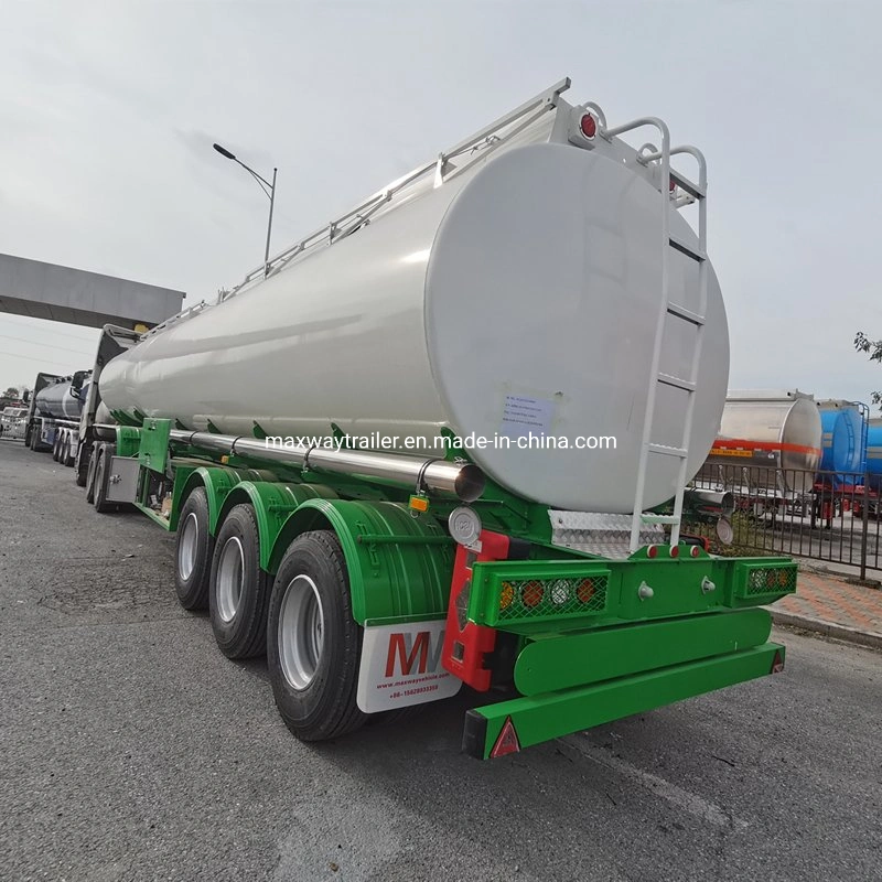 South Africa Standard Aluminum Material Petroleum Tanker Trailer 42m3 45m3 Capacity