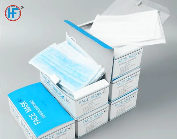 Mdr CE Approved 3 Ply Meltblown Disposable Medical Mask Surgical Various Color Disposable Mask