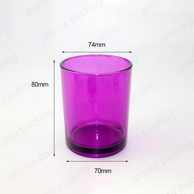 Wholesale/Supplier Colored Candle Jar with Sealed Lid, Empty Glass Candle Holder