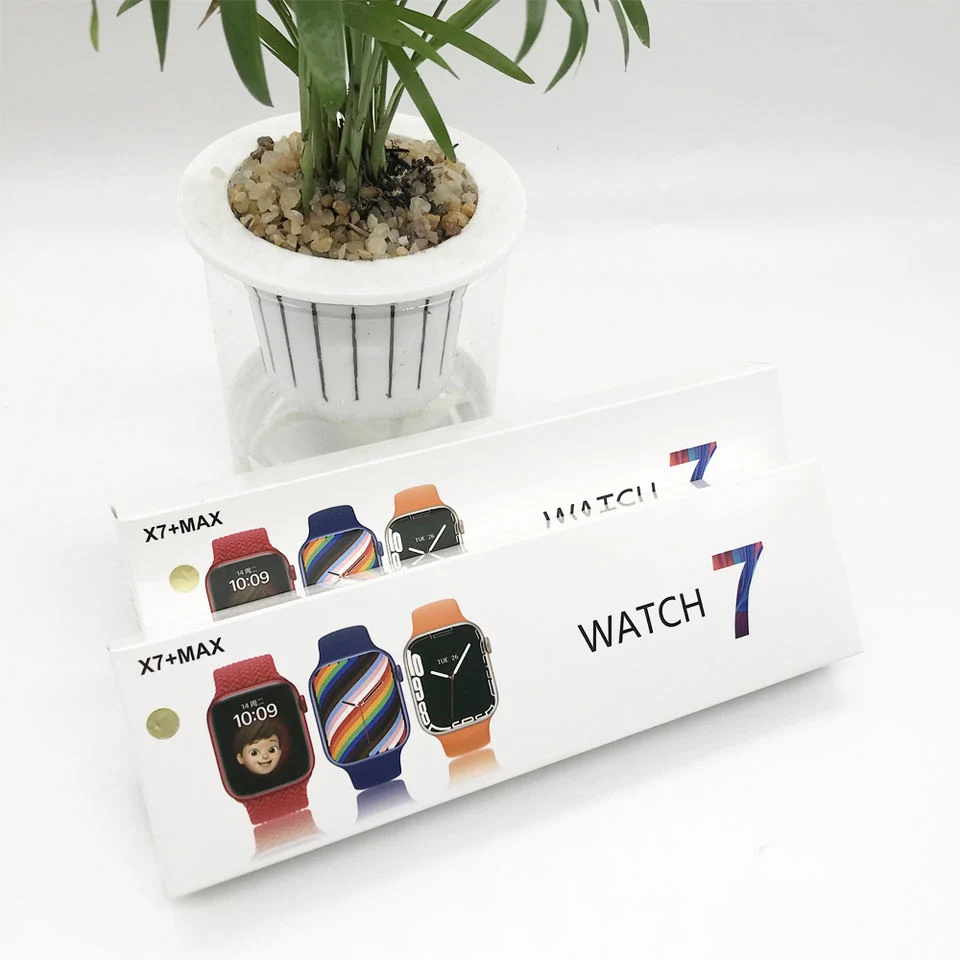 السلسلة 7 اللياقة البدنية الرياضة إعادة تشغيل ذكي الساعة ورياضات مقاومة الماء SmartWatch X7+الحد الأقصى