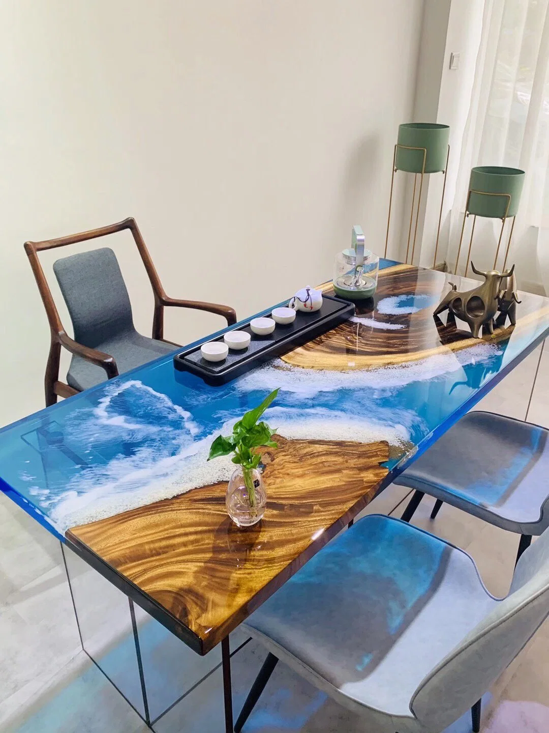 CNMI Deep cast Epoxy Resin/Crystal Clear Liquid Epoxy Resin Set For Table