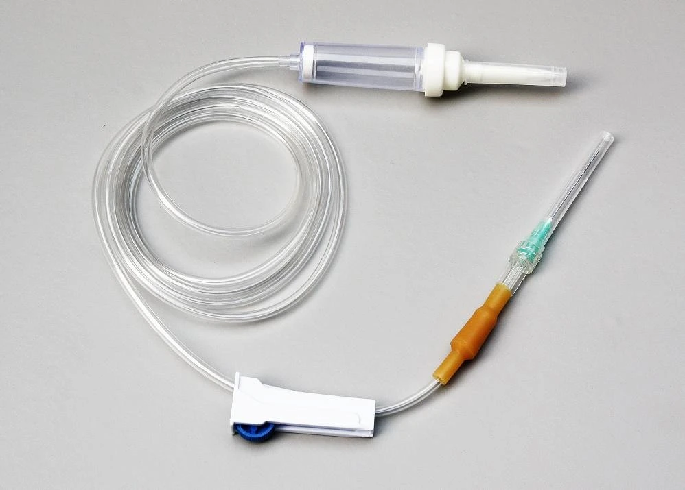 Einweg-Medizinisches gewöhnliches Infusionsset mit Nadel IV-Set (WWDIS)
