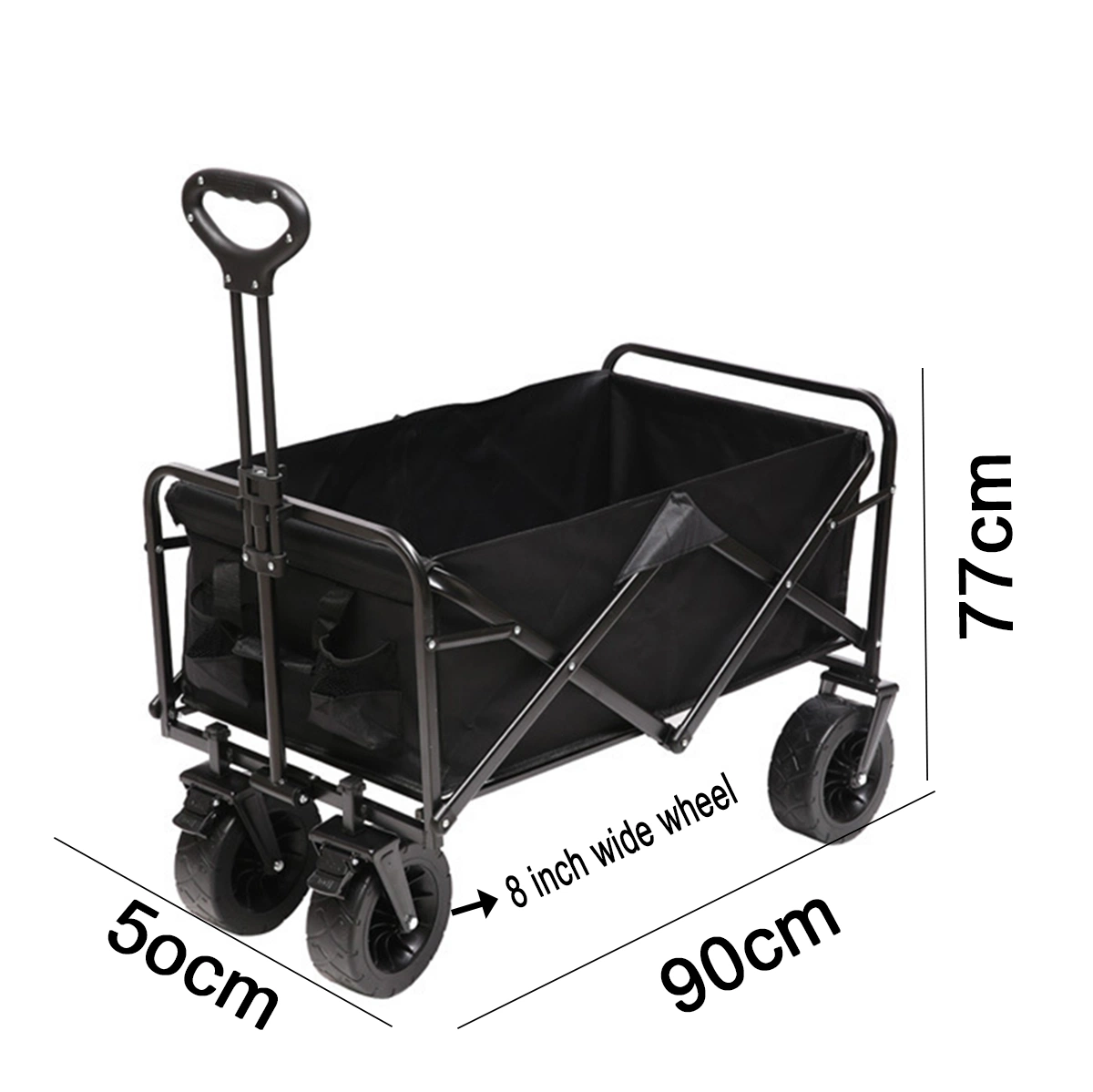 Wholesale/Supplier Camping Picnic Outdoor Steel Folding Beach Wagon Cart Heavy Duty Portable Utility Collapsible Wagon Trolley